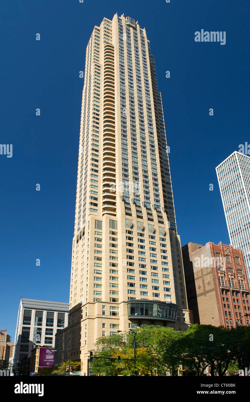 Park Tower, un immeuble de 70 étages à Chicago, Illinois, USA. Banque D'Images