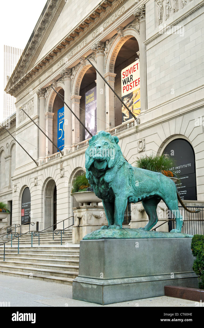 L'Art Institute de Chicago, Illinois, USA. Banque D'Images