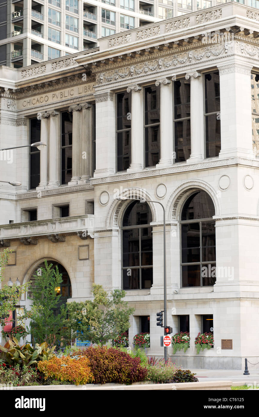 Centre culturel de Chicago à Chicago, Illinois, USA. Banque D'Images
