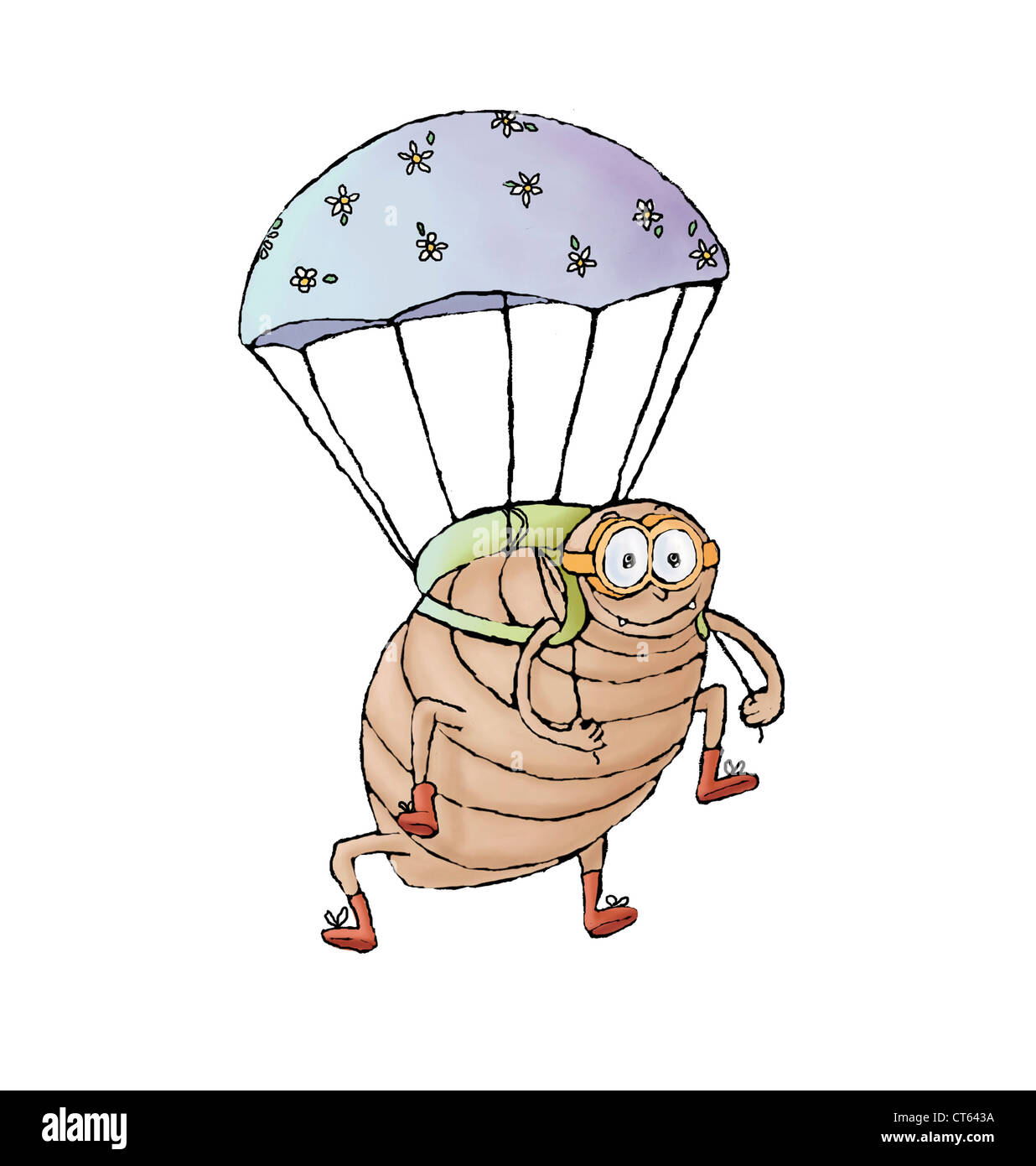 DESSIN DE POU Banque D'Images