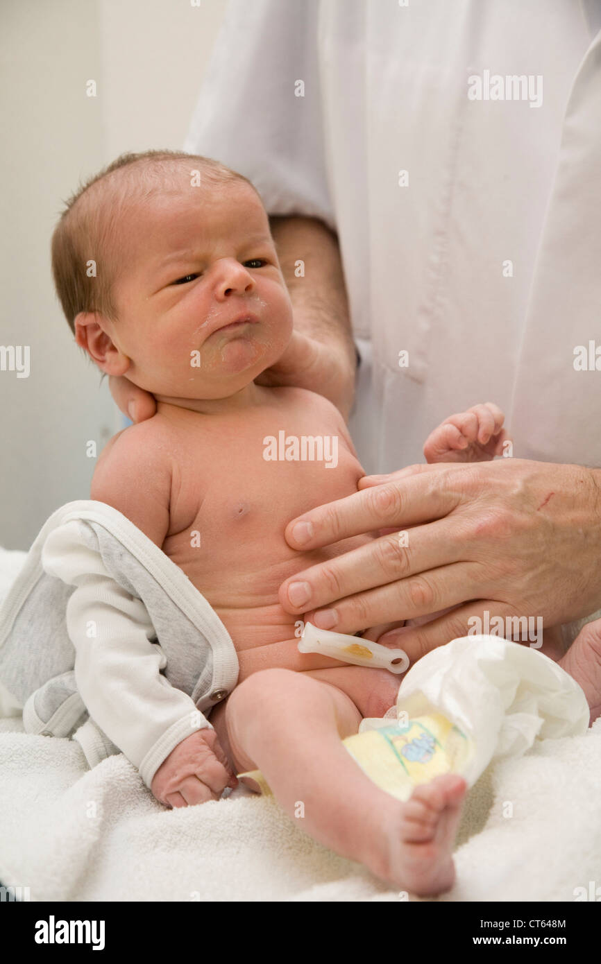 Les symptômes, le nouveau-né Banque D'Images