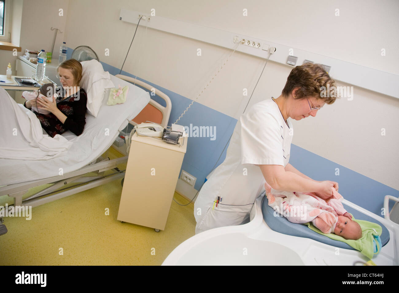 L'HÔPITAL DE MATERNITÉ Banque D'Images