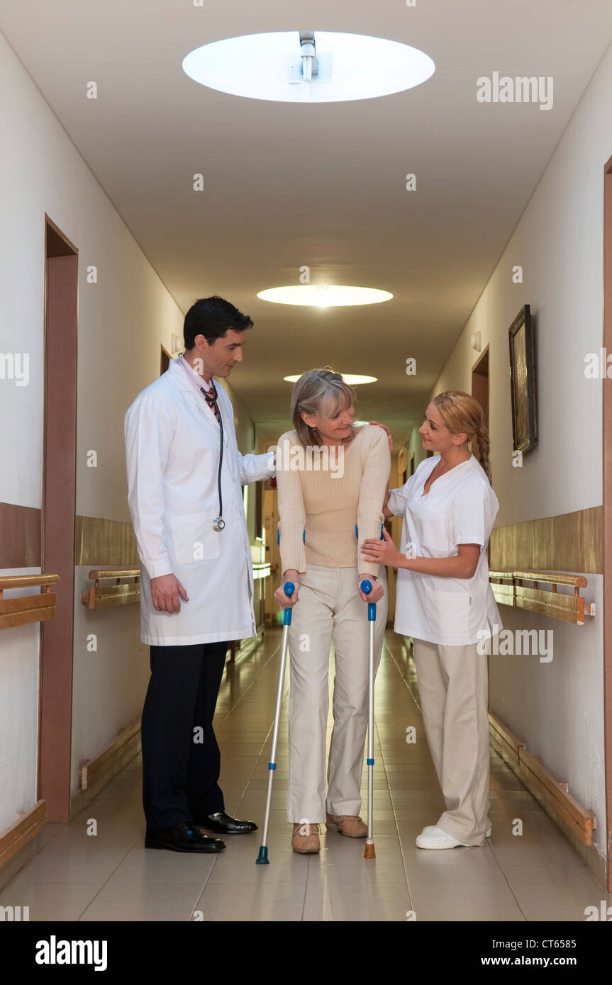 BÉQUILLE Banque D'Images