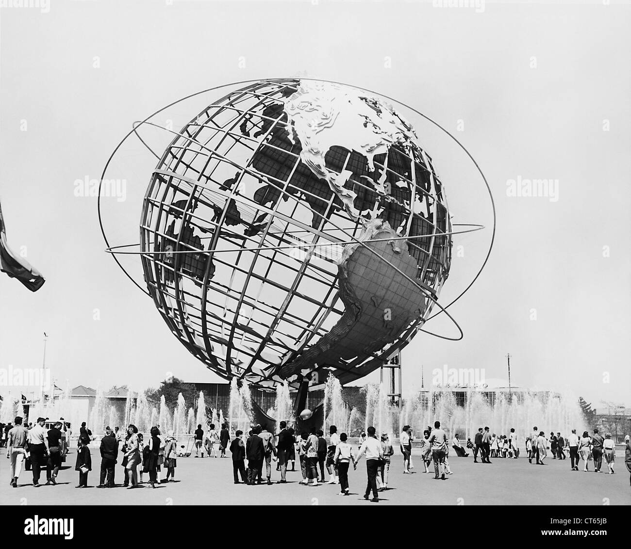 Unisphere à 1961 New York World's Fair Banque D'Images