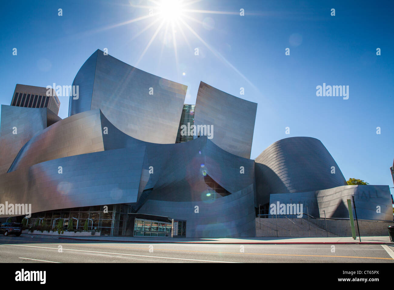 Le Walt Disney Concert Hall à Los Angeles en Californie Banque D'Images