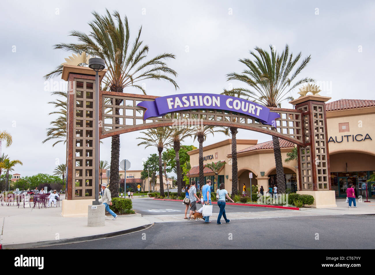 Magasins à Camarillo Premium Outlets. Banque D'Images