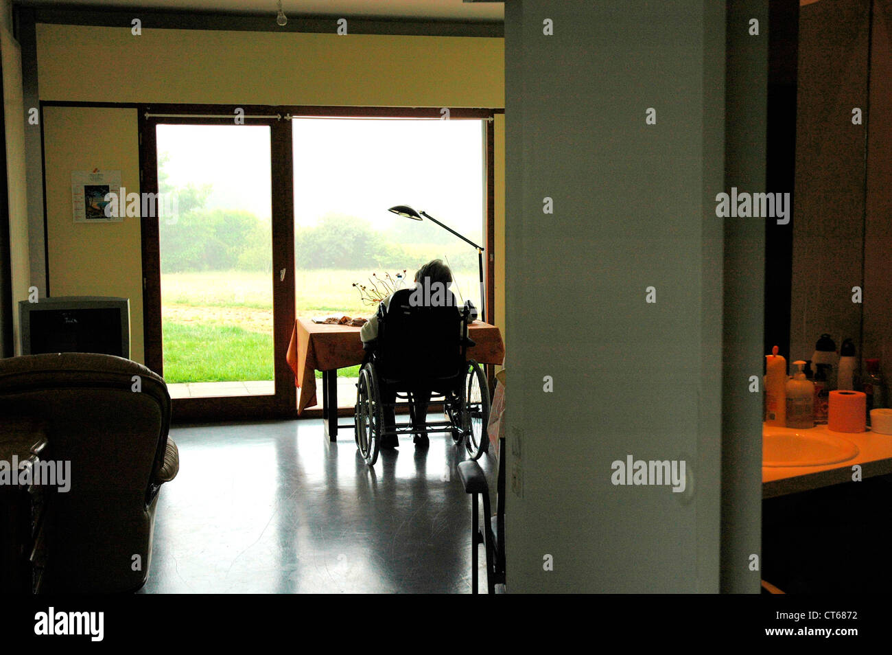 Foyer pour personnes âgées Banque D'Images