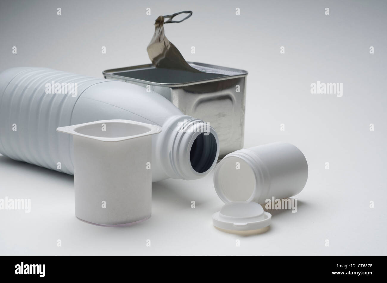 TRI DES DÉCHETS Banque D'Images