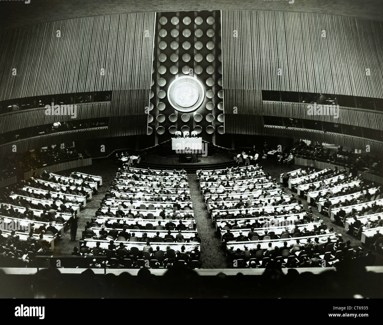 Assemblée Générale des Nations Unies, New York City Banque D'Images