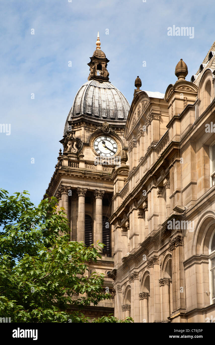 Hôtel de ville de Leeds Leeds West Yorkshire UK Banque D'Images