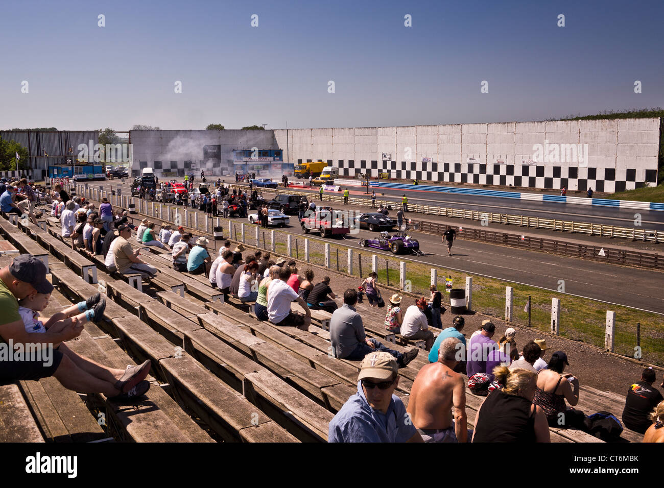 Piste de dragsters Banque de photographies et d’images à haute ...