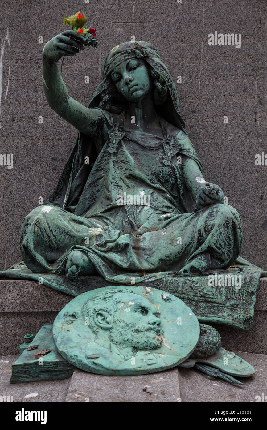 Cimetière DE MONTMARTRE PARIS FRANCE Banque D'Images