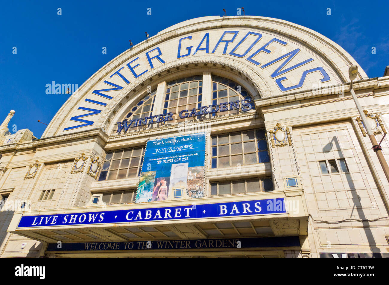 Jardins d'hiver de Blackpool concert conférence et le théâtre du centre-ville de Blackpool Lancashire England GB UK EU Europe Banque D'Images