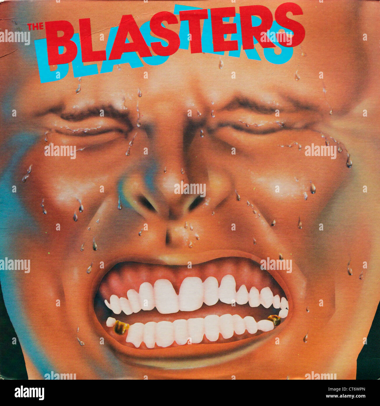 La couverture de l'album record Blasters. Usage éditorial uniquement. Utilisation commerciale interdite. Banque D'Images