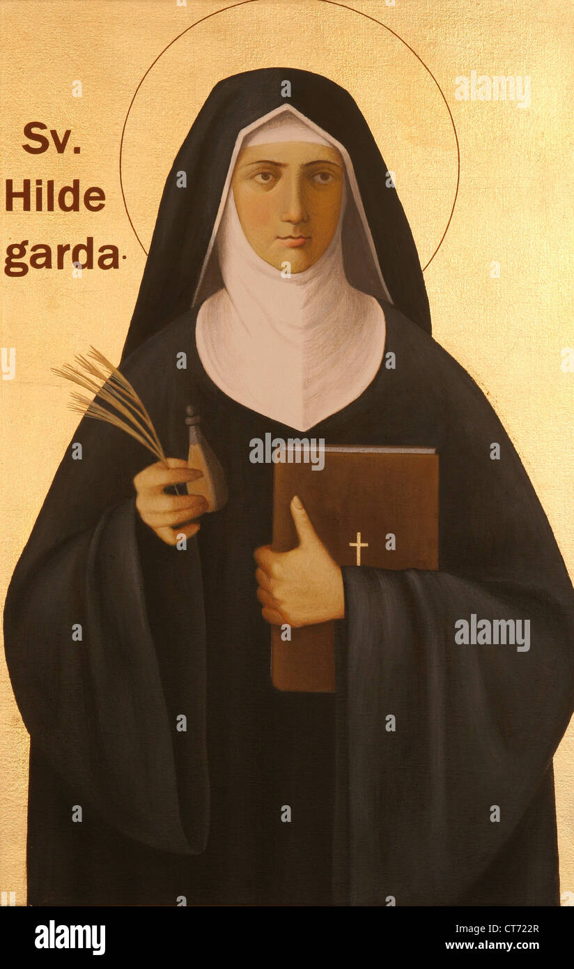 Sainte Hildegarde von Bingen Photo Stock Alamy