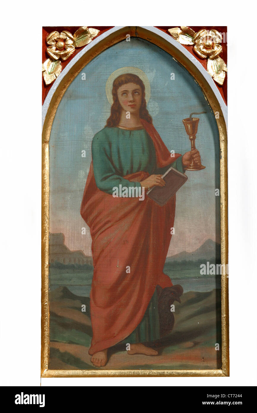 Saint Jean l'Évangéliste Banque D'Images