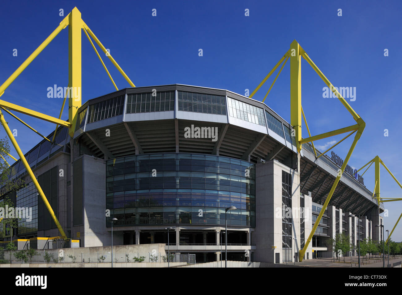 D-Dortmund, Ruhr, en Westphalie, Rhénanie-Palatinat, NRW, sports, football, Bundesliga, Signal Iduna Park, stade de football, Terrain du Borussia Dortmund Banque D'Images