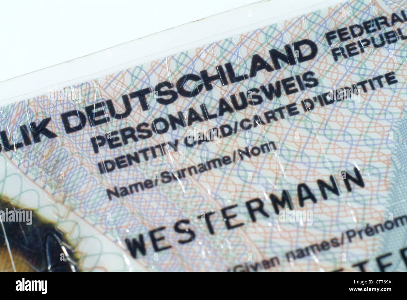 Carte identité allemande Banque de photographies et d’images à haute résolution Alamy