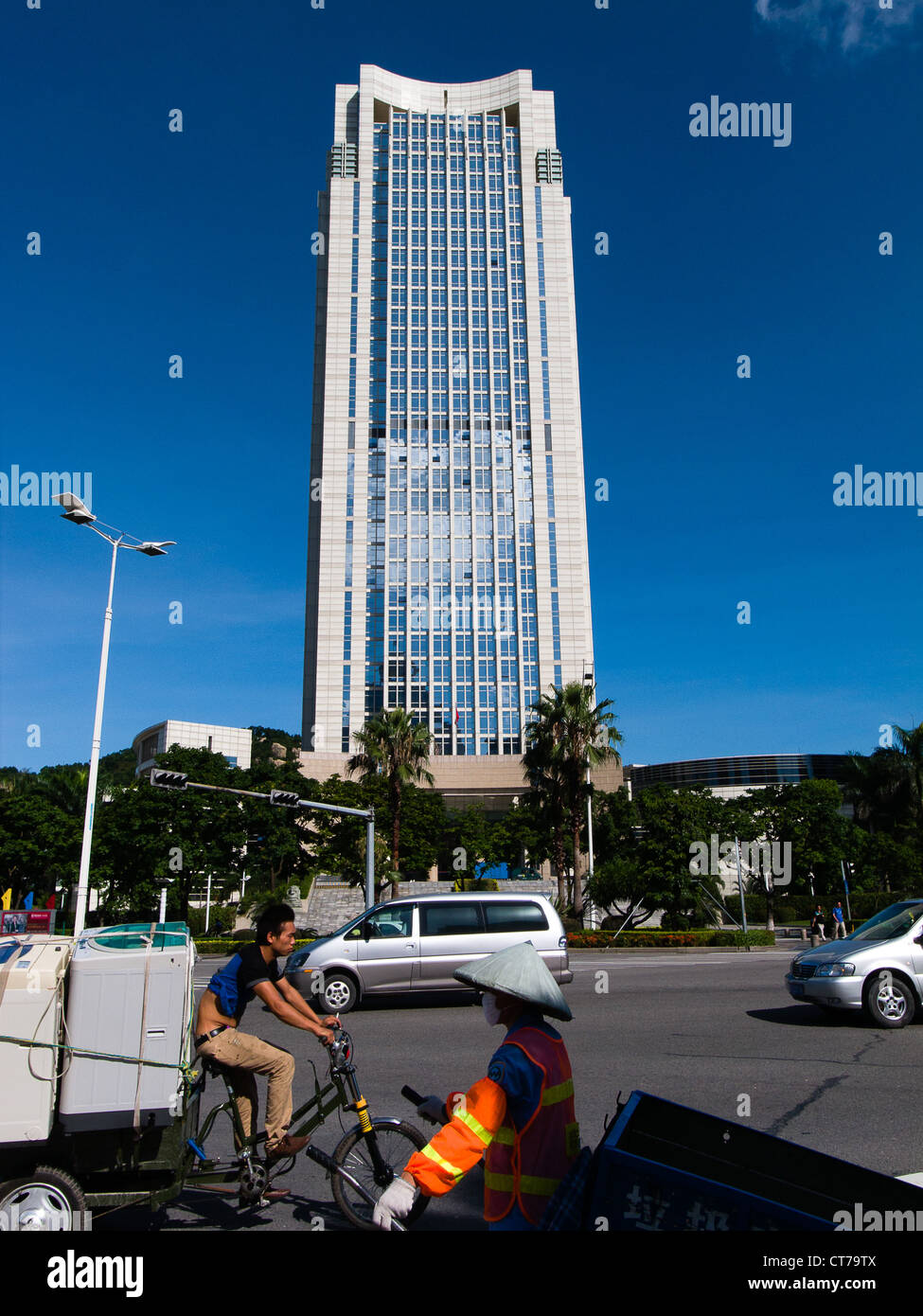 Tour de bureaux d'imposition de l'impôt à Zhuhai Banque D'Images