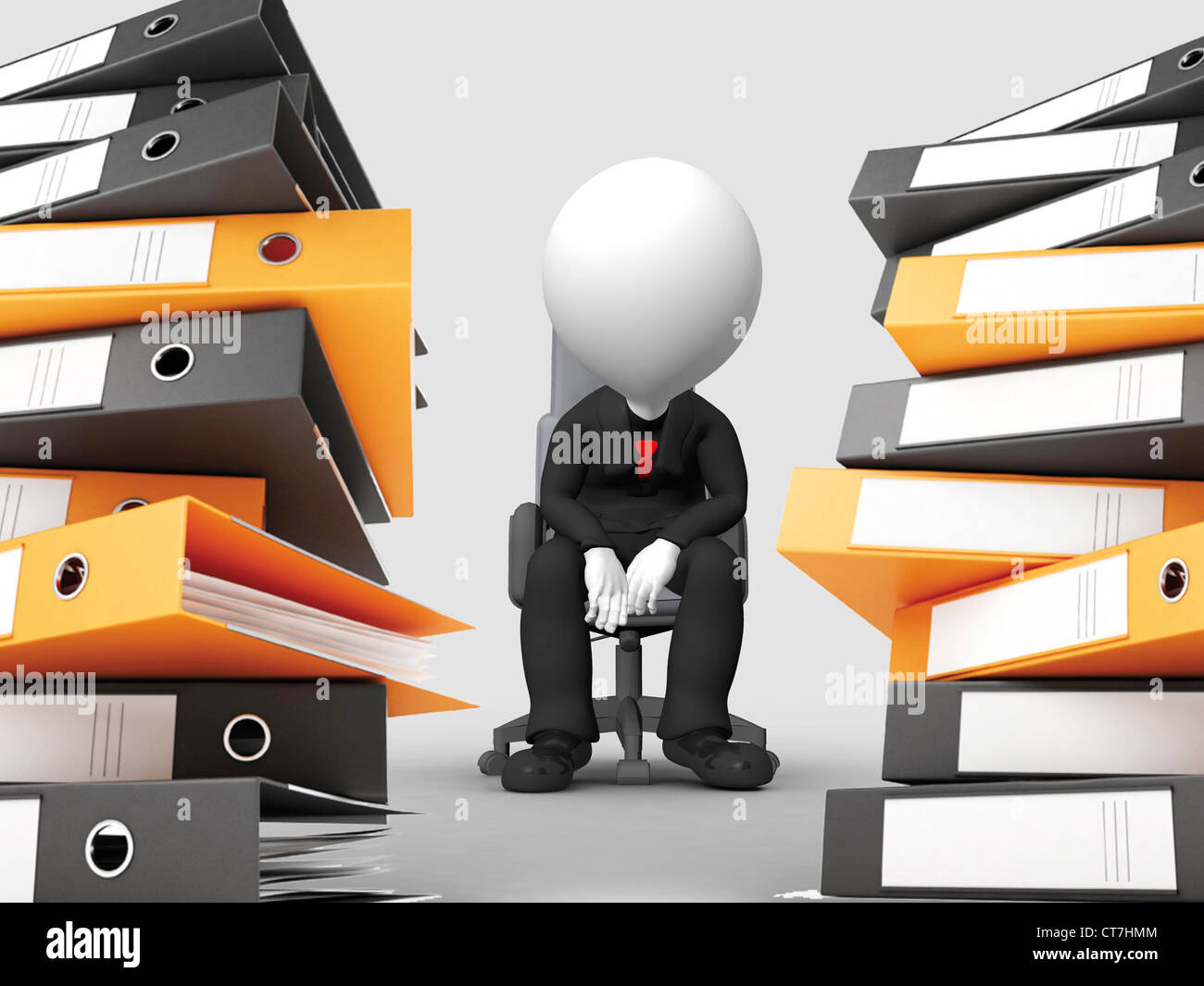 Les fichiers 3d exécuter la montagne Banque D'Images