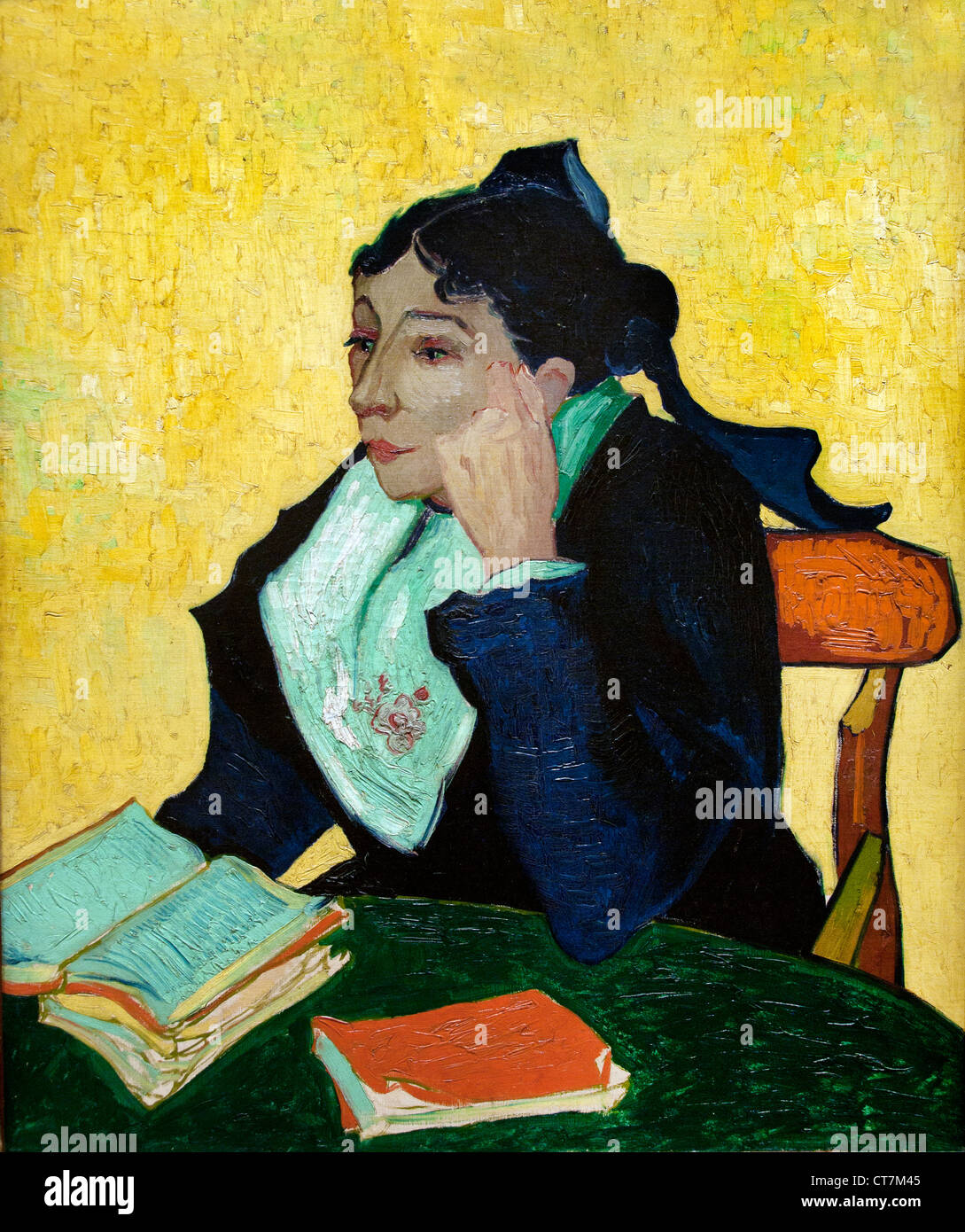 L'Arlésienne Madame Joseph Michel Ginoux Marie Julien 1888 Vincent van Gogh 1853–1890 pays-Bas Banque D'Images