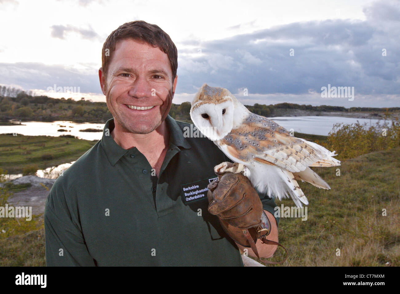 Berks, Bucks & Oxon Wildlife Trust (BBOWT) concours d'art pour les enfants remise des prix animée par Steve Backshall présentateur TV Banque D'Images