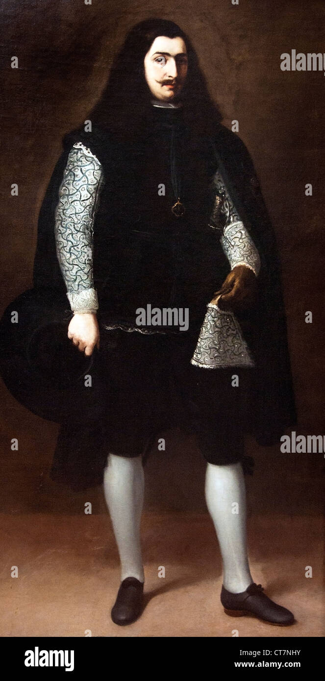 Un chevalier d'Alcántara ou Calatrava1650 Bartolomé Estebán Murillo Espagne Espagnol Banque D'Images