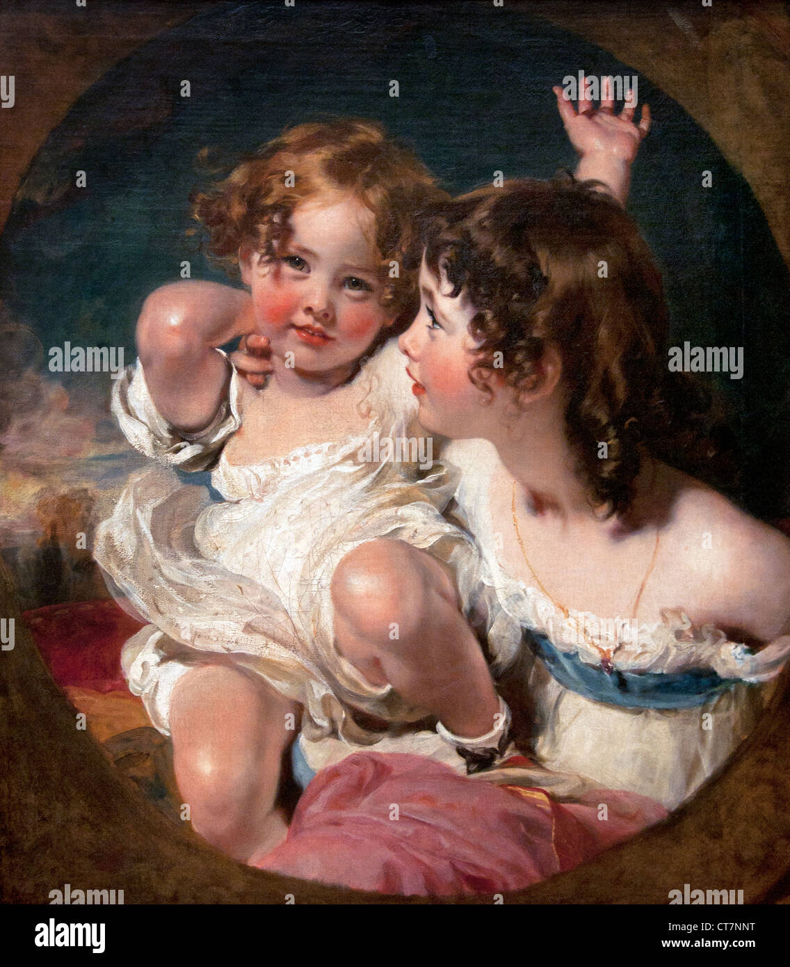 Les enfants Calmady ( Emily et Laura Anne ) sir Thomas Lawrence 1769 - 1830 English United Kingdom Banque D'Images