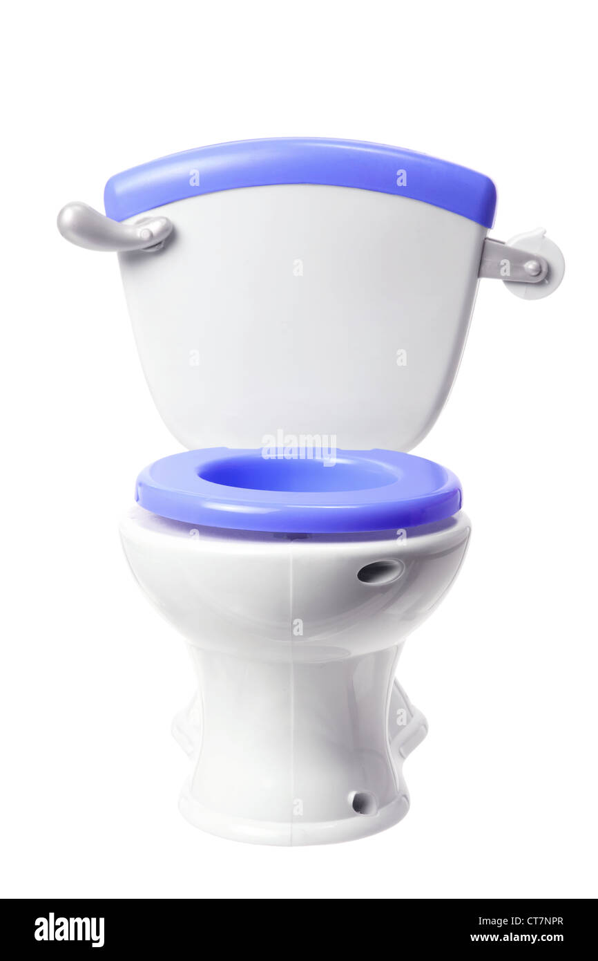 Cuvette de toilette jouet Photo Stock - Alamy