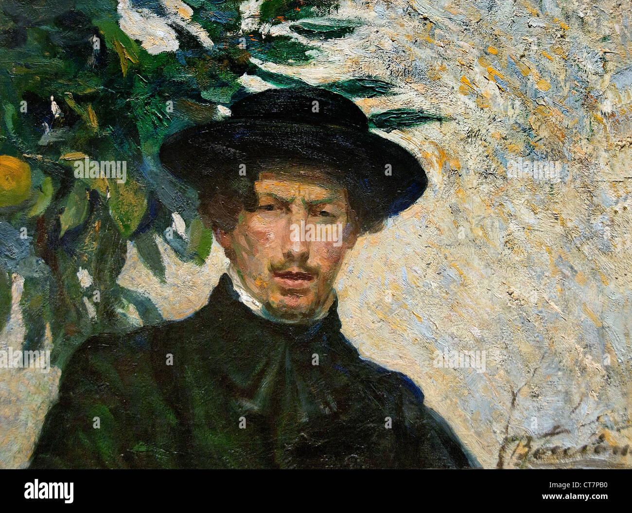 Self Portrait 1905 Umberto Boccioni Italie Italien Banque D'Images