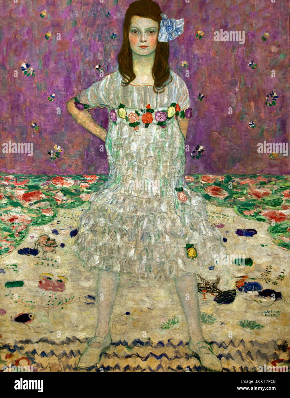 Mada Primavesi 1912 Gustav Klimt 1862 - 1918 peintre symboliste autrichien du mouvement de sécession de Vienne Autriche Banque D'Images