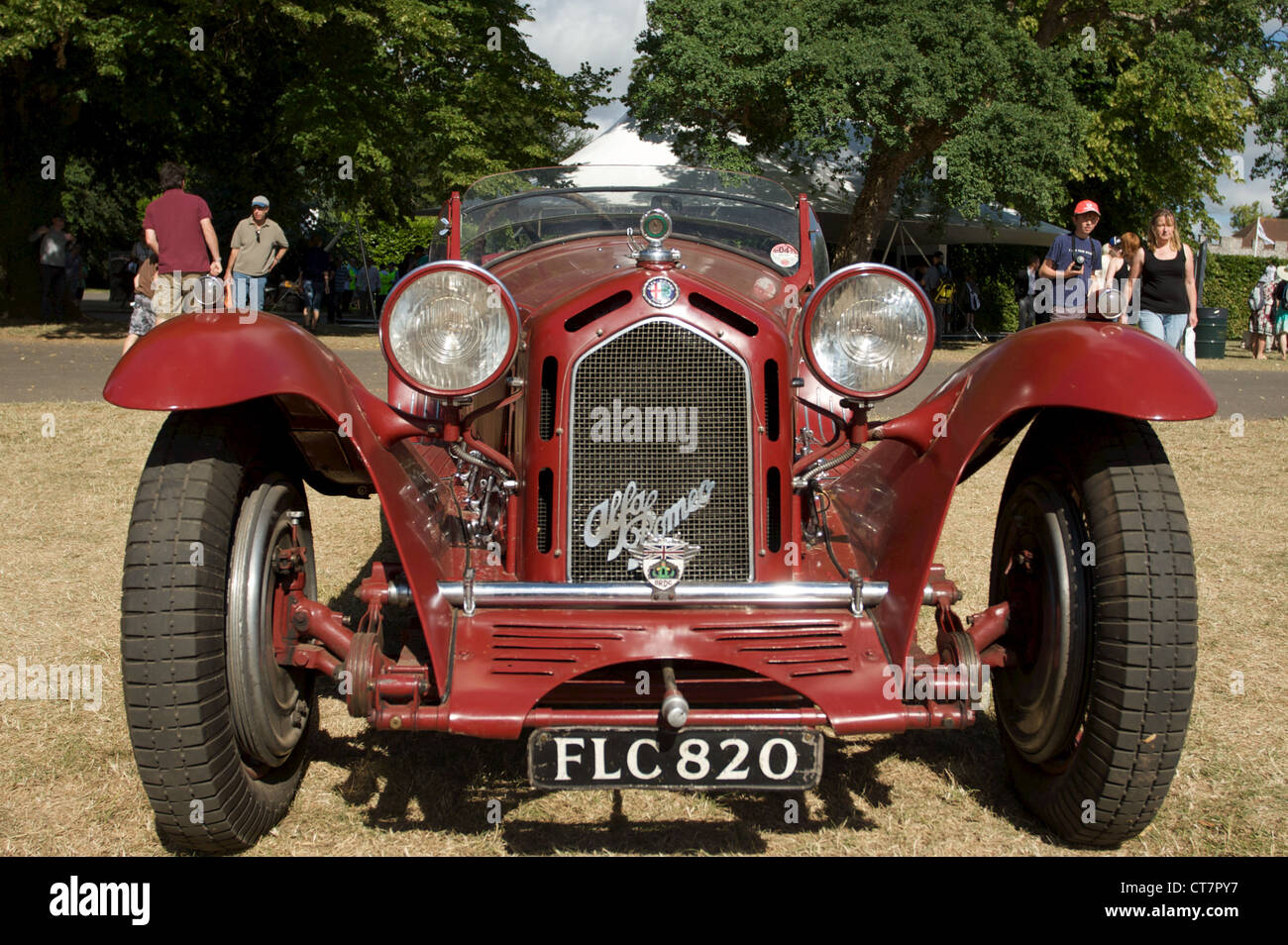 Alpha Romeo classique. Goodwood Festival of Speed 2010. © Jonathan Stokes, 2010 affirme les droits moraux. Banque D'Images