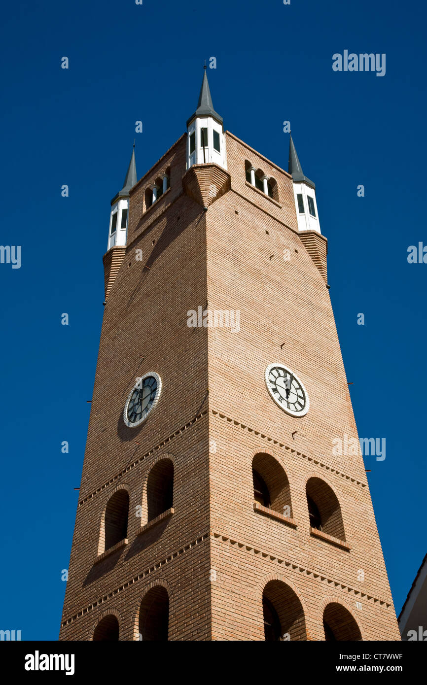 Village de l'horloge Banque D'Images