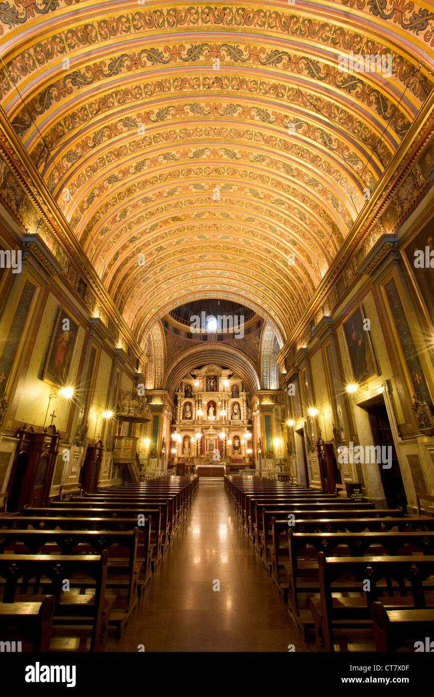 Iglesia de la Compania de Jesus qui fait partie de la Manzana Jesuitica Banque D'Images