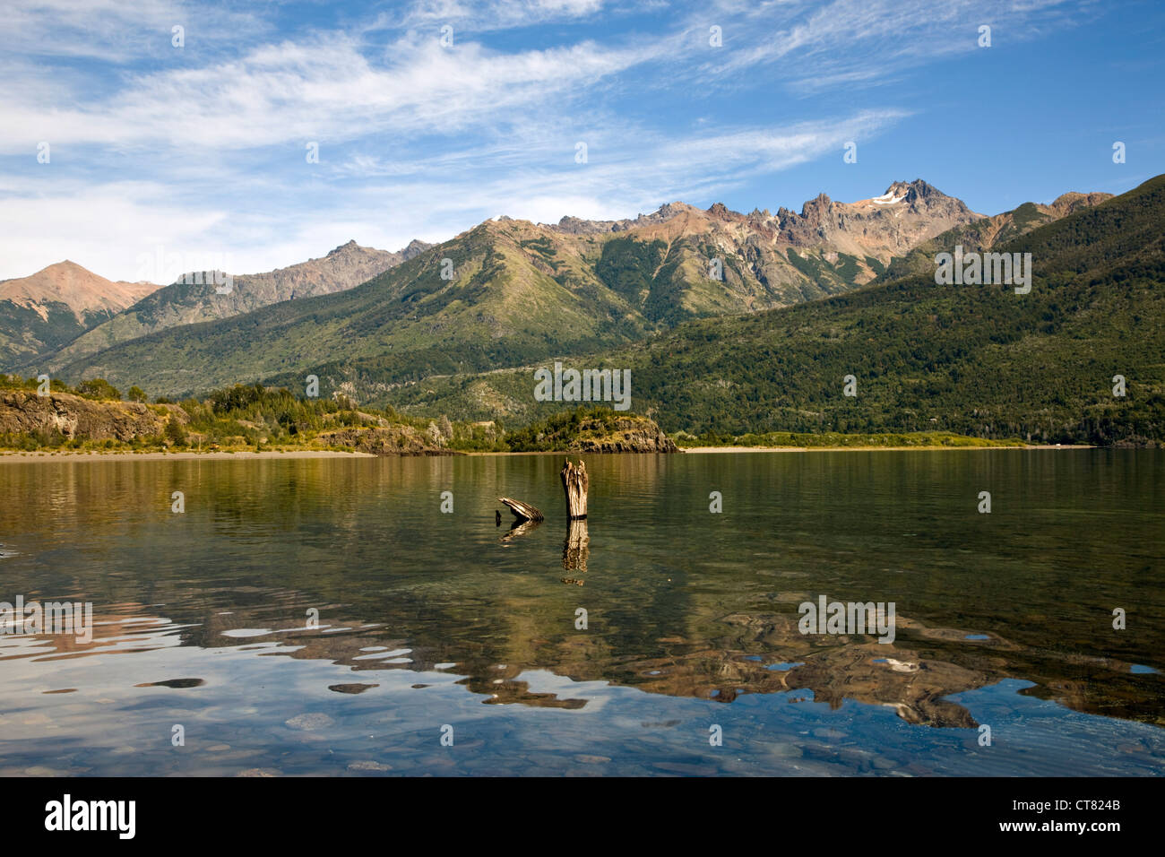 Lago Futalaufquen Banque D'Images