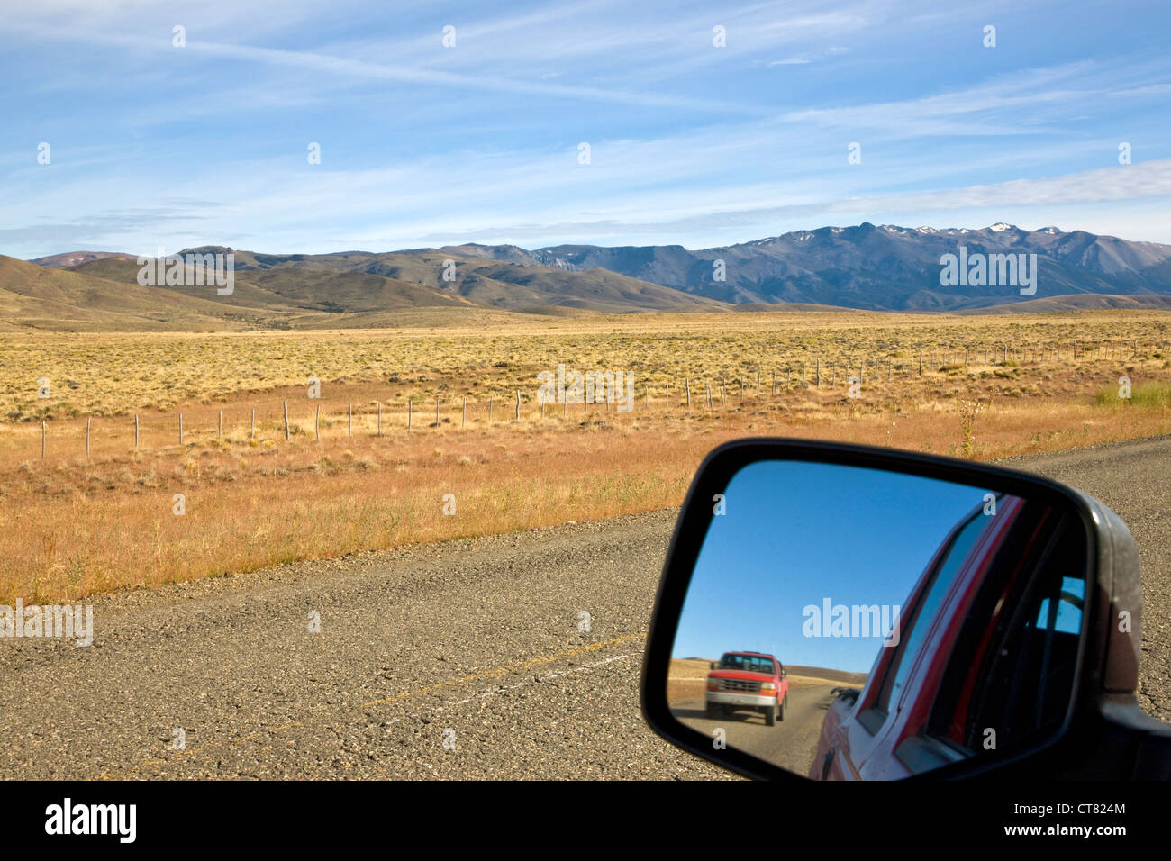 Le long de la Ruta 40 Banque D'Images