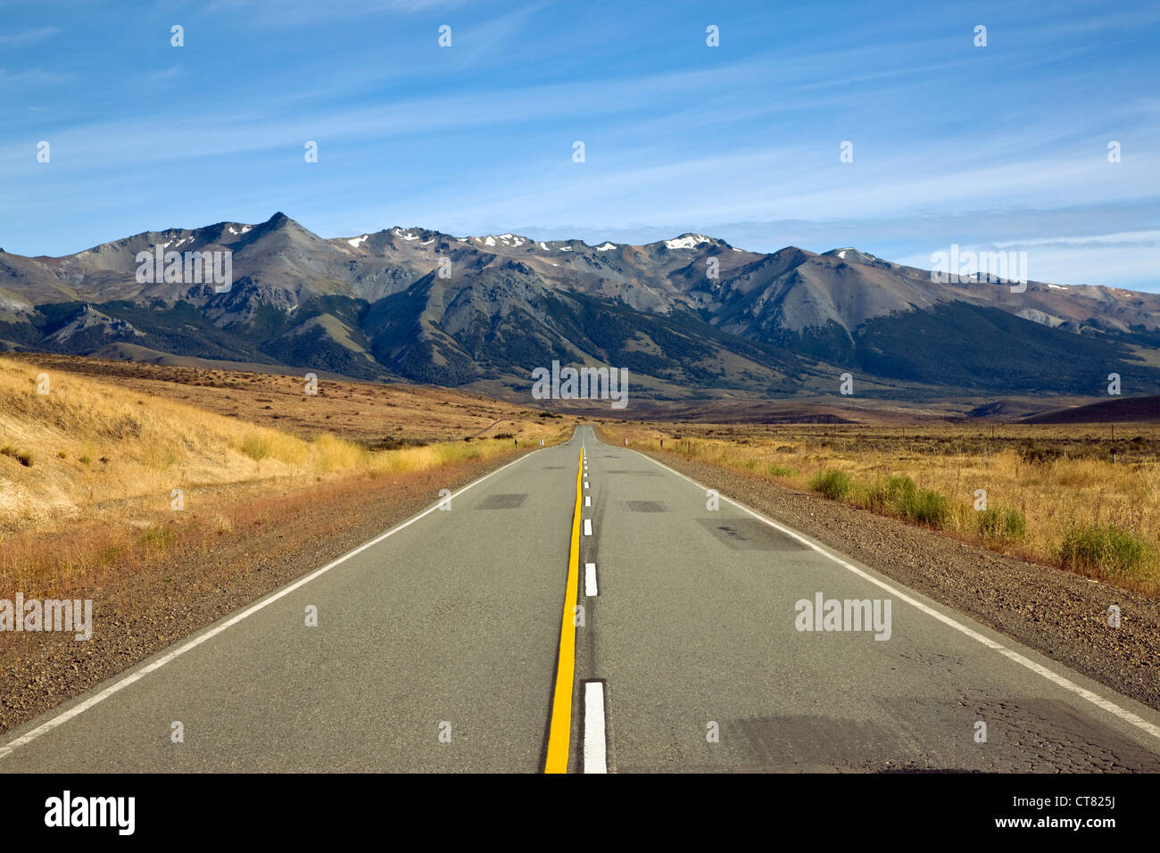 Le long de la Ruta 40 Banque D'Images