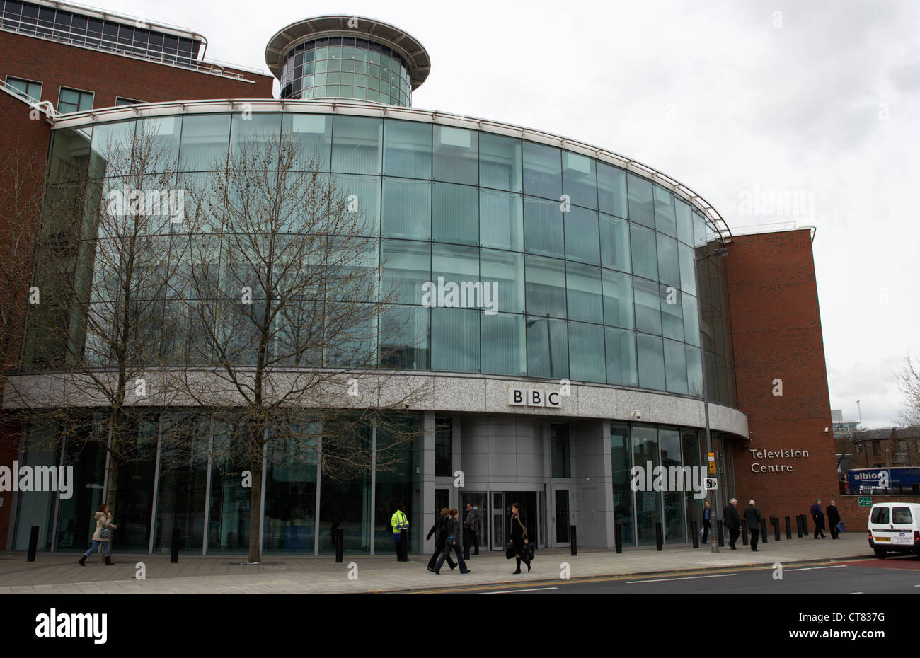 Londres - BBC TV broadcasting center Banque D'Images