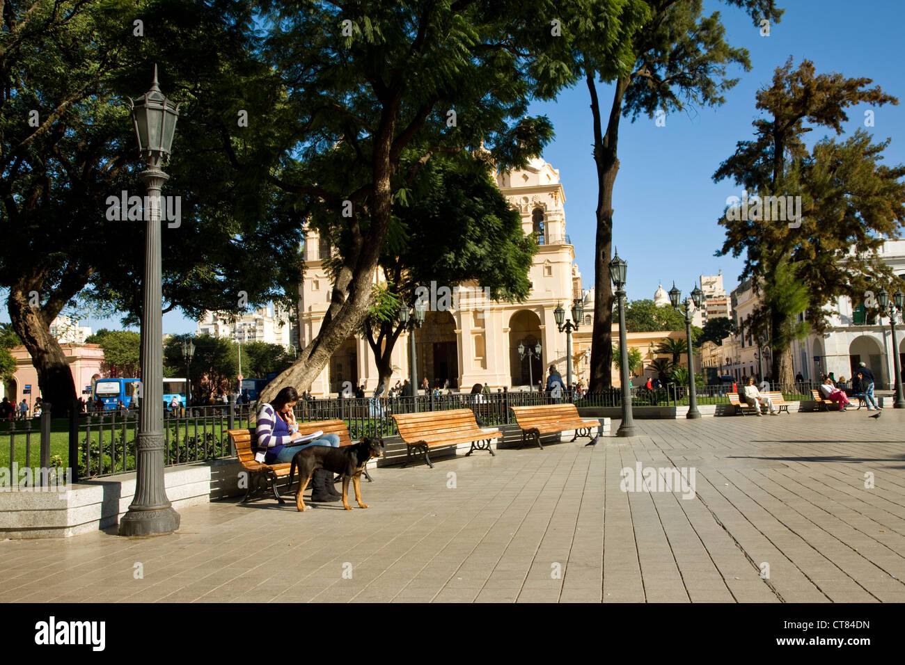 Plaza San Martin Banque D'Images