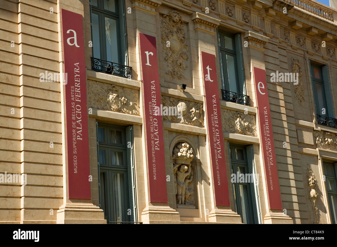 Palacio Ferrerya Banque D'Images