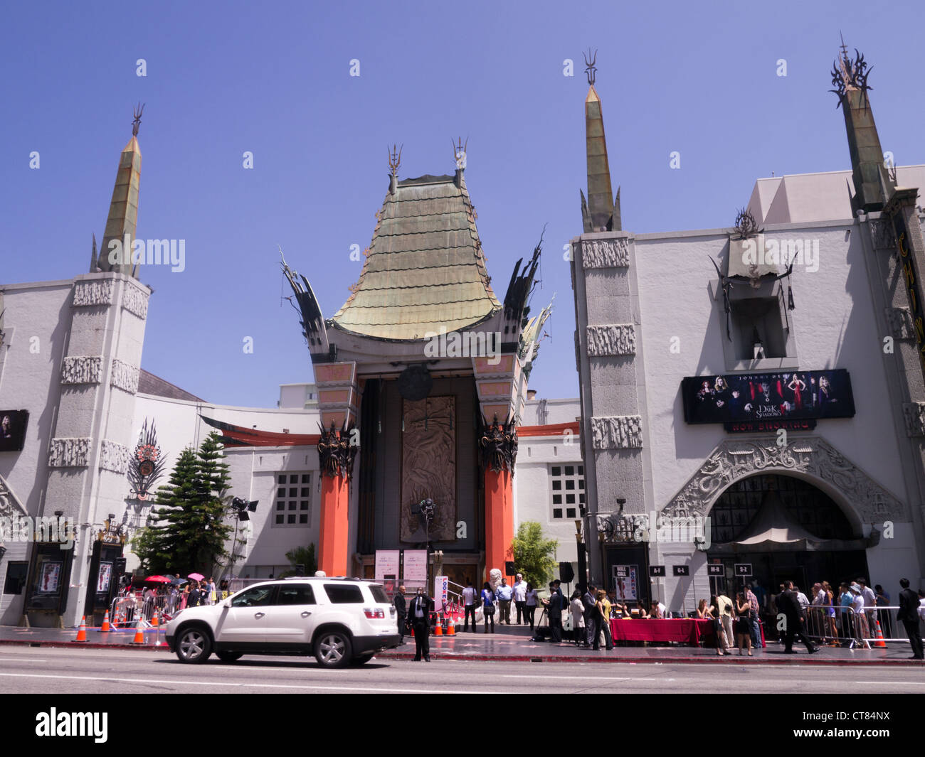 Chinese Theatre Hollywood Boulevard Hollywood Californie états Unis Premiere partie du film au Grauman's Chinese Theatre sur Hollywood boulevard,  Los Angeles Photo Stock - Alamy