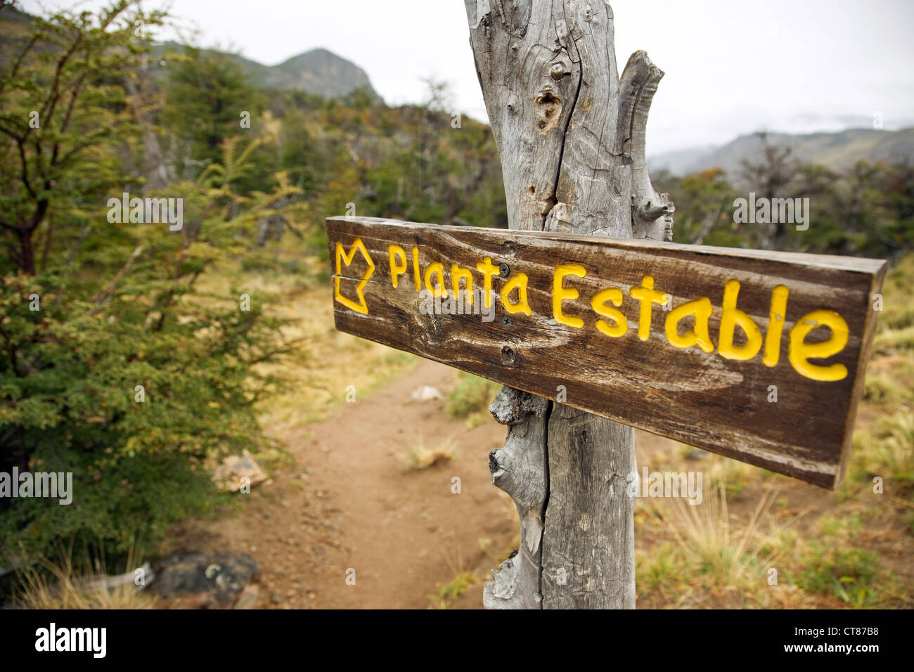 Laguna Torre trail Banque D'Images