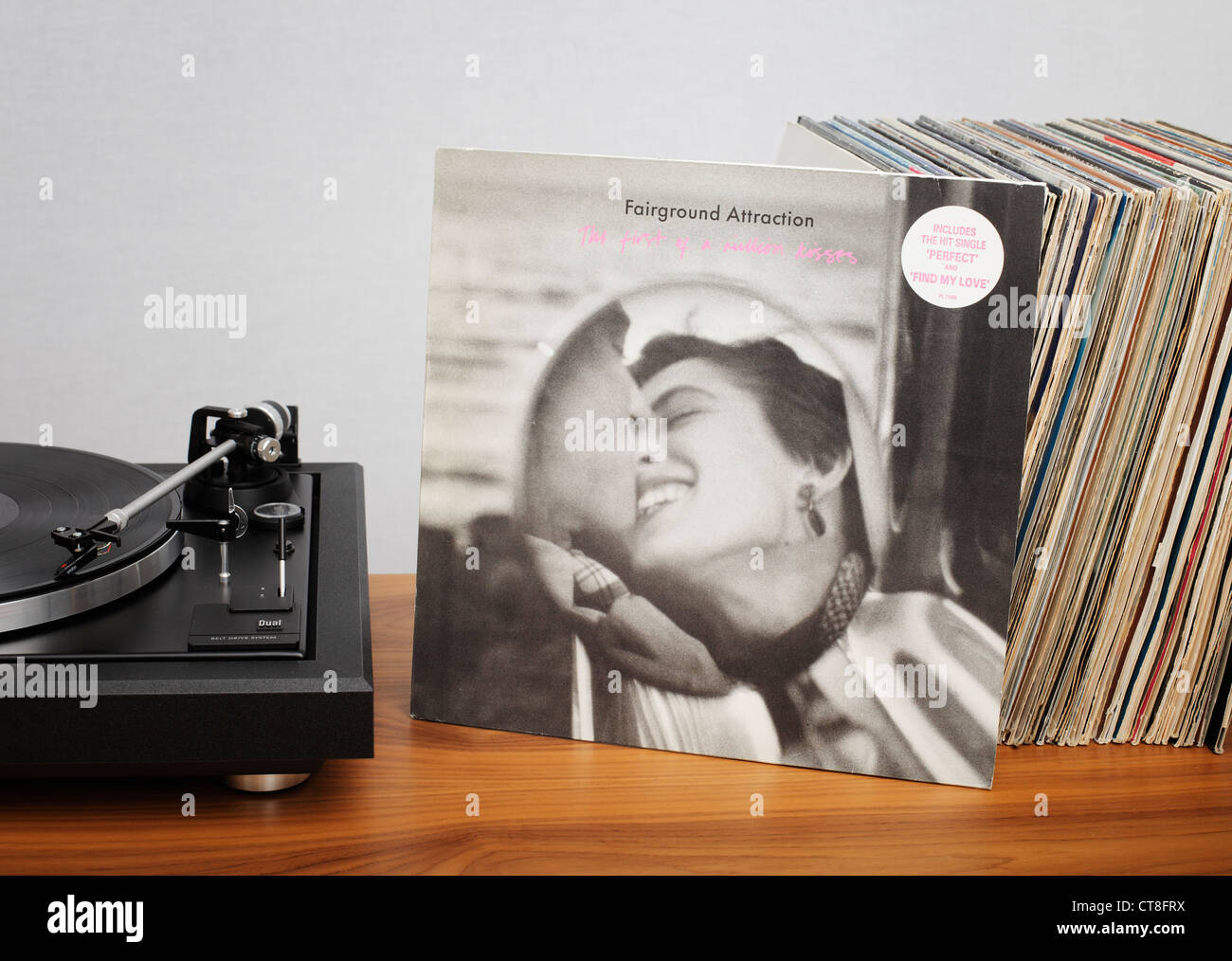 La première d'un million de baisers a été le premier album de Fairground Attraction, sorti en 1988. Banque D'Images