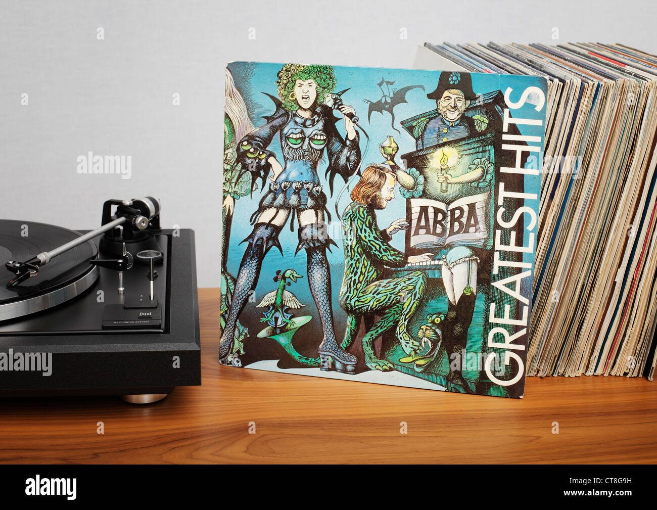 Greatest Hits est une compilation du groupe pop suédois ABBA. Banque D'Images
