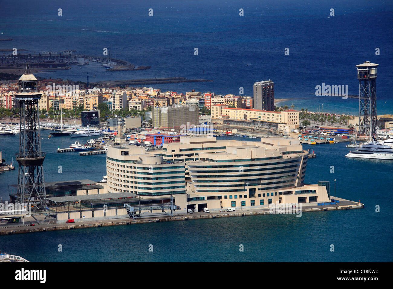 Espagne, Catalogne, Barcelone, le World Trade Centre, Port Vell, Banque D'Images