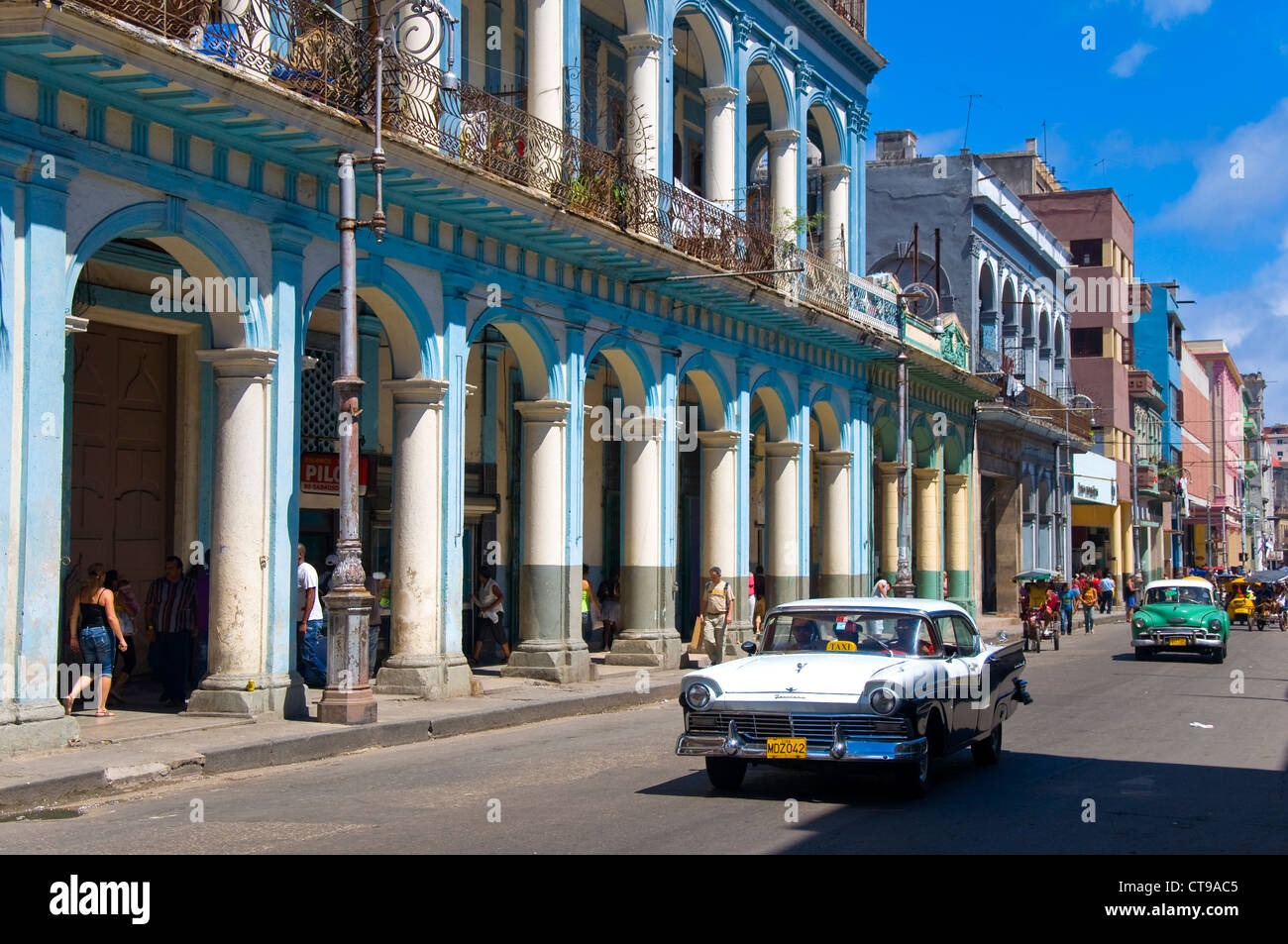 Voiture d'époque, La Havane, Cuba Banque D'Images