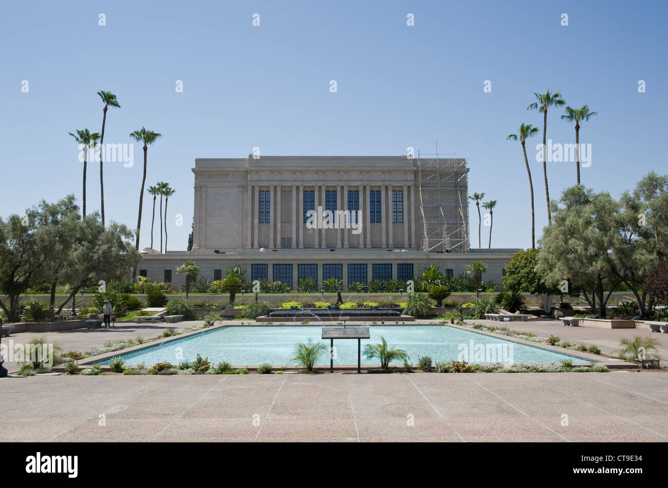 Mesa Mormon Temple, Mesa, Arizona, USA Banque D'Images