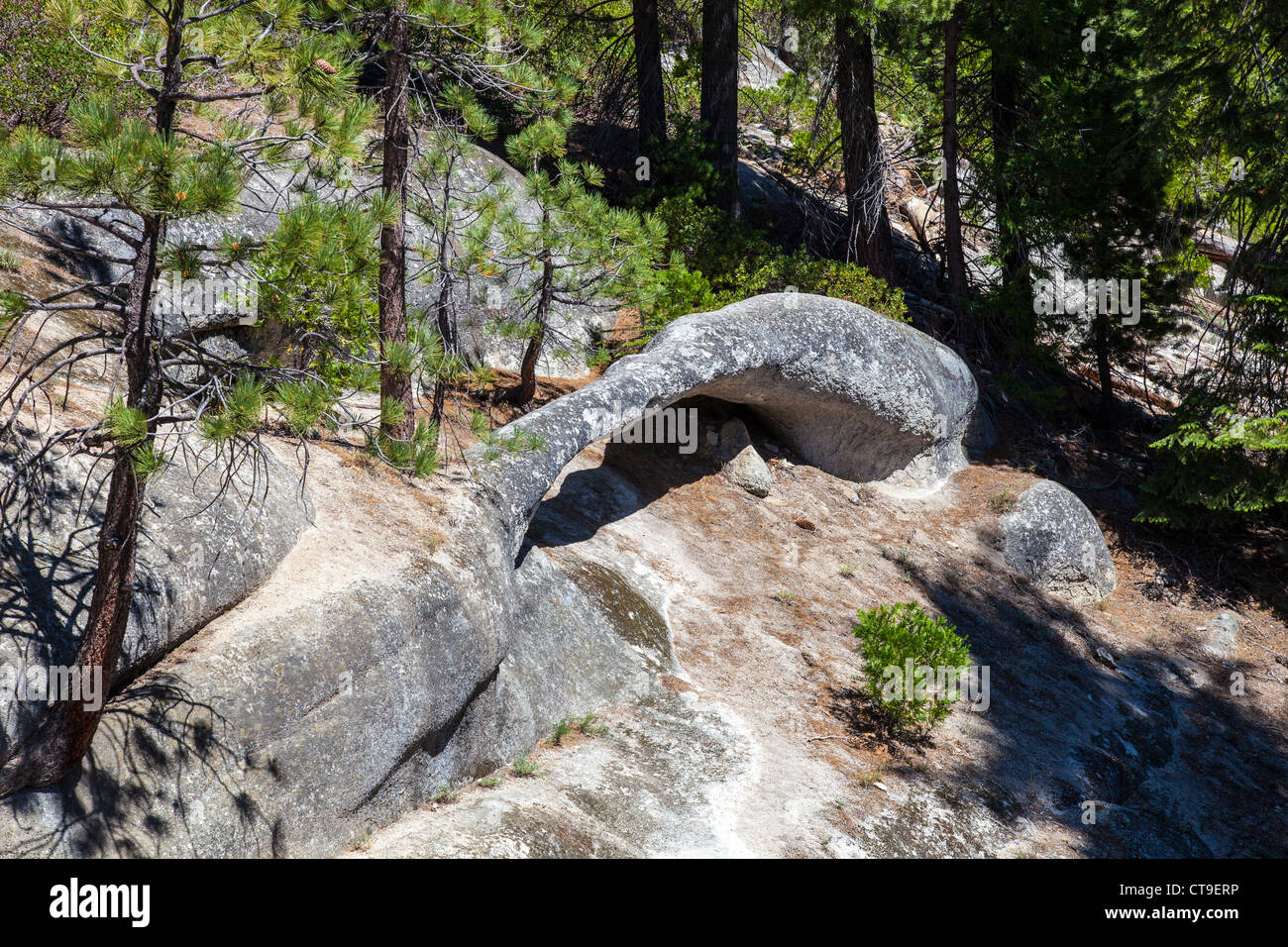 Arch Rock, Visa Sierra National Scenic Byway, le Centre de la Californie, USA Banque D'Images