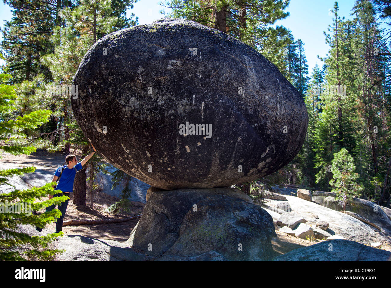 Planète Rock, Visa Sierra National Scenic Byway, le Centre de la Californie, USA Banque D'Images