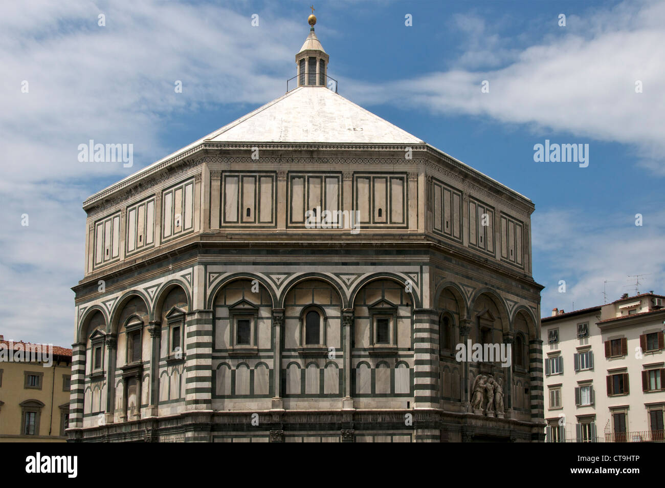 Baptistère de Saint-Jean Florence Italie Banque D'Images